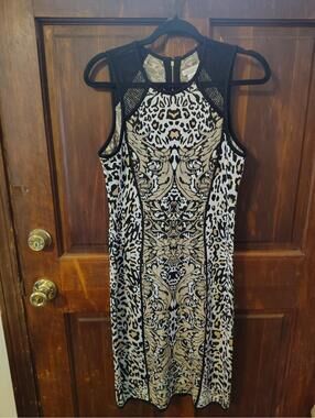 cache black and gold dress Black One Shoulder Maxi Dress